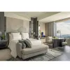 Factory Direct Luxury Hotel Bedroom Furniture Set Modern Solid Wood Hotel Room Furniture Apartments Hotel Renovation Project