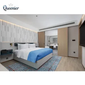 Factory Direct Modern Hotel Room Furniture 5 Star Luxury Resort Hotel Renovation Project Custom Hotel Bedroom Furniture Set