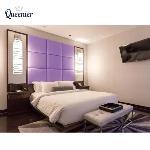 Factory Direct Modern 4Star Hotel Room Furniture Project Custom Hotel Bedroom Set Design Plywood Hotel Furniture Manufacturer