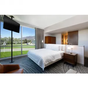 Factory Hotel Equipment Manufacturer solid wood 5 Star Hotel Bedroom Set Custom Hotel Bed Modern Complete Hotel Room Furniture