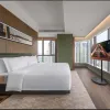 Factory Wholesale Custom Luxury 5 Star Hotel Furniture Hotel Bed Apartment Hotel Room Furniture Solid Wood Hotel Bedroom Set
