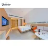 Factory Wholesale Price Custom Five-star Hotel Bedroom Furniture Set Modern Style Solid Wood Hotel Room for Apartment and Villa