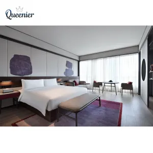 Five Star Commercial Hotel Room Furniture Custom Luxury Resort Hotel Apartment Renovation Project Modern Hotel Bedroom Sets
