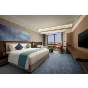 Foshan Factory Modern Luxury Solid Wood Eco-Friendly 5 Star Hotel Bedroom Furniture Set for Apartment Boutique Hotels