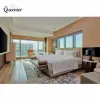 Foshan Factory Price Modern Solid Wood Apartment Hotel Bed Full Hotel Guest Room Suit Furniture Luxury 5 Star Hotel Bedroom Set