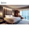 Foshan Factory Supplier 5 Star Full Hotel Bedroom Set American Modern Wood Panel Design for Apartment Use