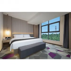 Foshan Hotel Furniture Manufacturer Modern Full Hotel Room Furniture Set Hotel Bedroom Set Small Apartment Revonation Project