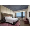 Foshan Manufacturer Custom Luxury 5 Star Hotel Bedroom Furniture Set Modern Design Eco-Friendly Wood Hotel Bed for Apartment