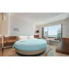 Foshan Manufacturer Hotel Round Bed Solid Wood Modern Hotel Furniture Bedroom Set for 5 Year Warranty Apartment Factory Price