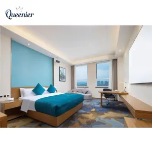 Foshan 5 Stars Hotel Bedroom Furniture Set Solid Wood Eco-friendly Design Modern Full Set for Villa Use