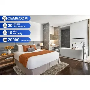 Full Hotel Room Furniture Set Modern Luxury Hotel Suite Furniture Guest Room Hotel Bed Custom Hotel Furniture Manufacturer