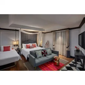 Hospitality Project Furniture Solution Manufacturer Direct Customized Service 5 Star Hotel Bedroom Furniture Set Guest Room