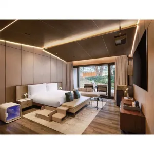 Hotel Factory Export Modern 5 Star Hotel Bedroom Furniture Set Custom king Queen Size Bed Hotel Room Furniture Set for Apartment