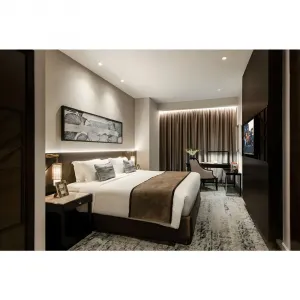 Kempinski High End Solid Wood Luxury 5 Star Hotel Furniture Set Modern Hotel Bedroom Set Boutique Hotel Bed for Small Apartment