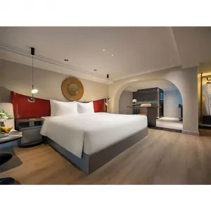 Luxury Complete Hotel Room Furniture Design Modern 5 Star Hotel Bedroom Sets Hotel Renovation Project Foshan Manufacturer