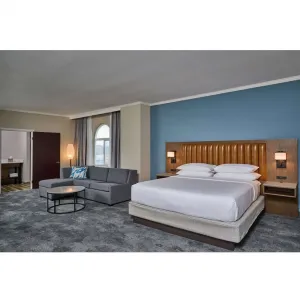Luxury Custom Solid Wood 5 Star Hotel Bedroom Furniture Set Modern Contract Grade Hospitality Guestroom Suite for Resort Project