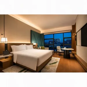 Luxury Hotel Room Furniture Turnkey Solution Europe Hotel Furniture 5 Star Bespoke Single Double Bed king Size Hotel Bedroom Set