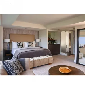 Luxury Modern European Design 5-Star Hotel Furniture Set Eco-Friendly Durable Apartment Hotel Bed Complete Hotel Room Furniture