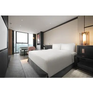 Luxury Modern 5 Star Commercial Hotel Furniture Boutique Hotel Bedroom Set Particle Board Hotel Bed Full Hotel Room Furniture