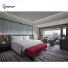 Luxury 5 Star Complete Hotel Bedroom Furniture Set Custom Design Modern Solid Wood Eco-Friendly 5-Year Warranty Apartment Use