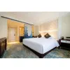 Luxury 5 Star Hotel Bedroom Furniture Set Custom Solid Wood Hotel Room Queen Size Hotel Bed Installation Service for Apartment