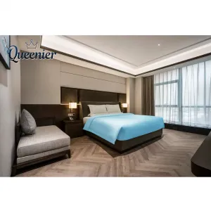 Luxury 5 Star Modern Hotel Bedroom Set Hotel Room Furniture Factory Hotel Bed Headboard Manufacturer