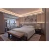 Marriott 5 Star Hotel Furniture American Style Modern Solid Wood King Size Full Hotel Room Bed Hotel Bedroom Set for Apartment
