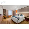 Modern Commercial Hotel Project 5 Star Hotel Bedroom Furniture Set Solid Wood Standard Hotel Room Bed Resort Hotel Furniture