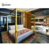 Modern Hotel Bedroom Furniture Set Hotel Furniture Manufacturer Custom Four Poster Canopy Hotel Bed Hotel Room Furniture Project