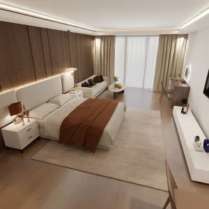 Modern Hotel Furniture 5 Star Bedroom Sets Custom Hotel Room Furniture Full Package Apartment Suite Hotel Style Bed for Hotel
