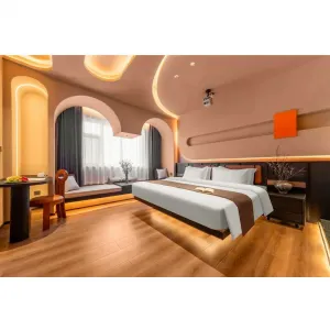 Modern Hotel Room Furniture Five-star Luxury Hotel Bedroom Furniture Set Apartment Hotel Headboard Design Customization Service