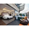 Modern Resort Villa Hotel Bedroom Furniture Set Queen Size Hotel Room Bed Elegant Hotel Apartment Furniture