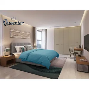 Modern Solid Ash Wood Luxury Durable Eco-Friendly Hotel Bedroom Furniture Set 10 Year Warranty Custom Color Hotel Villa