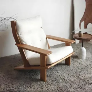Modern Solid Wood Hotel Leisure Armchair Sofa Chair Upholstered Portable Stackable Eco-Friendly Villa Living Room Apartment