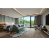 Modern Wooden Hotel Room Solutions Durable King Queen Size Hotel Bed Customized Apartment Five-Star Hotel Bedroom Furniture Set