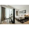 Modern 5 Star Hotel Bedroom Set King Size Solid Wood Hospitality Hotel Guest Room Furniture Commercial Hotel Room Furniture