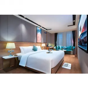 Modern 5 Star Luxury Boutique Hotel Bedroom Set Commercial Hospitality Project Furniture Contract Grade Hotel Room Furniture Set