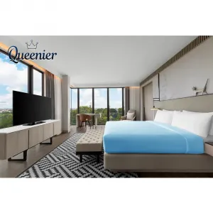 OEM ODM China Foshan Supplier Modern Hotel Bedroom Set Full Hotel Room Furniture Hotel Revonation Project Solution