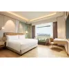 OEM ODM China Supplier Modern Solid Wood Bed Hotel Bedroom Furniture Set American Full Hotel Room Revonation Project Solution
