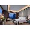 OEM ODM Foshan Furniture Supplier American Modern Wood Hotel Bedroom Set Full Hotel Room Furniture Revonation Project Solution
