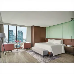 One-stop Hotel Bedroom Renovation Furniture Set FFE Project Solution for Hospitality Refurbishment 4 Star Guestroom Furniture