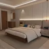 One-stop Solution Whole Set Hotel Bedroom Furniture Custom Modern Luxury Apartment Resort Hotel Room Hospitality Suite Furniture