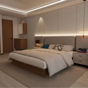 One-stop Solution Whole Set Hotel Bedroom Furniture Custom Modern Luxury Apartment Resort Hotel Room Hospitality Suite Furniture