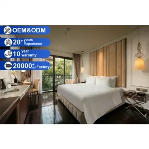 One-stop Turnkey Hospitality Furniture Solution Hotel Project Furniture Manufacturer Luxury 5-Star Hotel Bedroom Furniture Set