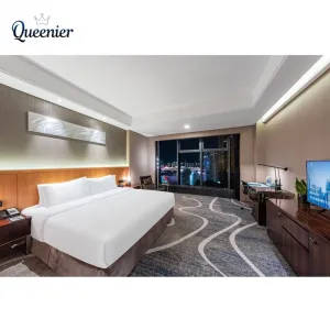One-stop Turnkey Hospitality Solid Wood Bespoke Hotel Bedroom Furniture Set for Apartment Projects Modern Design Eco-Friendly