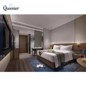 Resort Project Hospitality Furniture Manufacturer Hotel Bedroom Furniture Set Hotel Furniture with CAD Drawings design Service