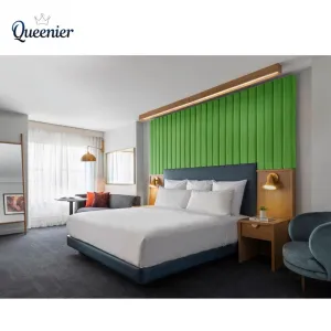 5 Star Luxury Eco-friendly Customized Modern Apartment Hotel Bedroom Furniture Set with CAD Design