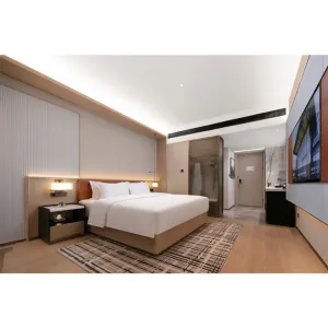 5 Star Modern Complete Hotel Bedroom Furniture Set Wooden King Bed Luxury Full Suite Apartment Use Eco-Friendly Durable