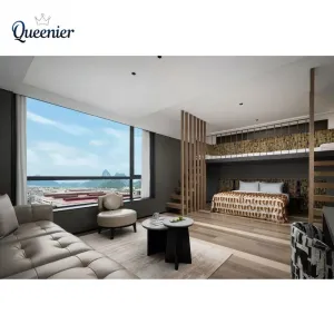5 Star Modern Hotel Bedroom Furniture Set king Hotel Bed Hotel Design Service Luxury Guest Room House Apartment Furniture Set
