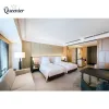 Turnkey 5 Star Luxury Modern Solid Wood King Bed Hotel Bedroom Sets for Apartment Use with Customizable Sizes